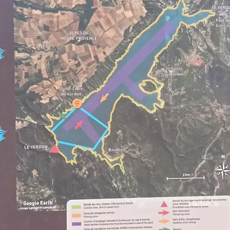 Gorges Du Verdon Eden34 Campingplatz Sainte-Croix-de-Verdon